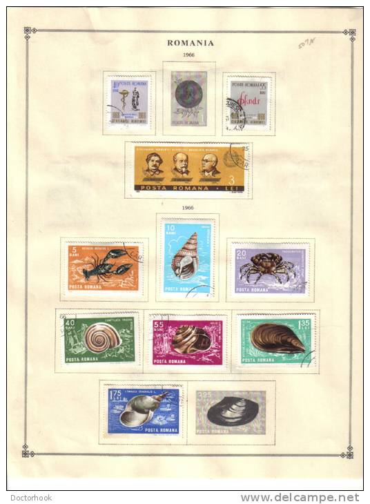 ROMANIA    Collection Of  Mounted Mint And Used As Per Scan. (4 SCANS) - Lotes & Colecciones