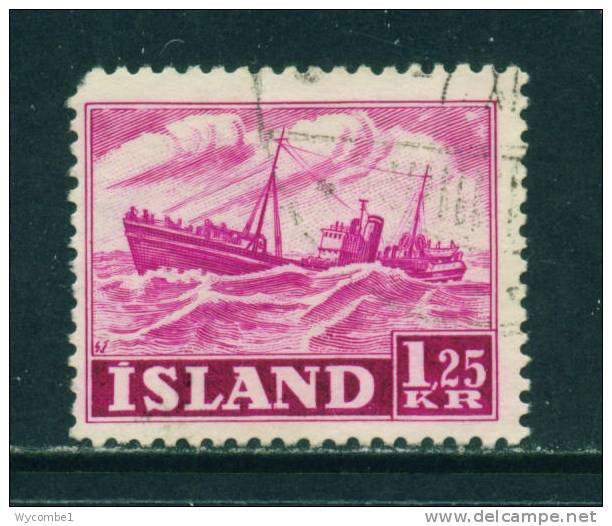 ICELAND - 1950 Pictorial Definitives 1k25  Used As Scan - Used Stamps