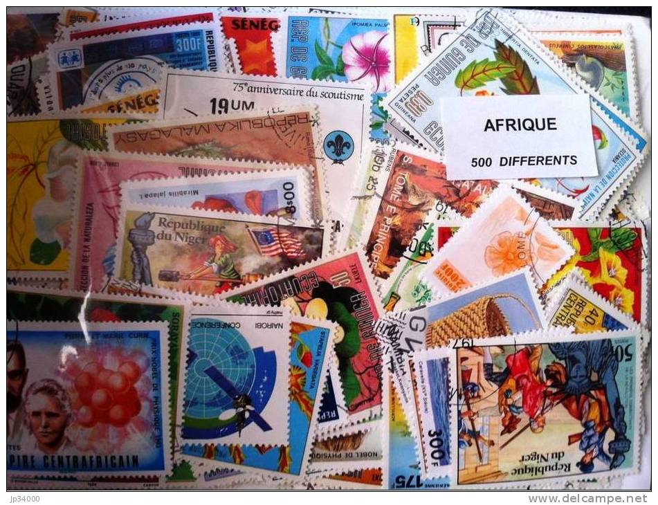 AFRIQUE Lot 300 Timbres Tous Differents Neufs Et Oblitérés - Africa (Other)