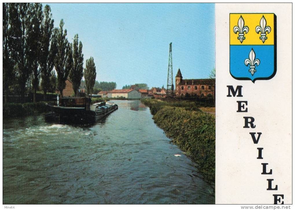 59 MERVILLE  PENICHE SUR LA LYS  BLASON - Merville