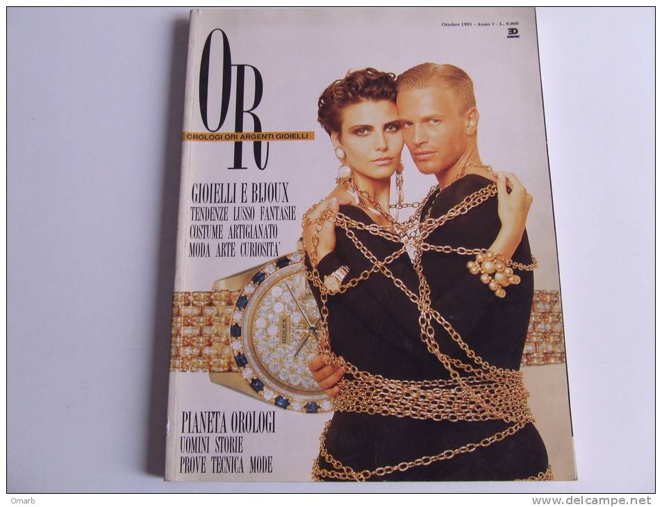 Lib148 OR, Orologi Ori Argenti Gioielli, Penna, Rivista Lusso, Luxury Rolex Swatch Orient Omega Longines Montre 1991 - Fashion