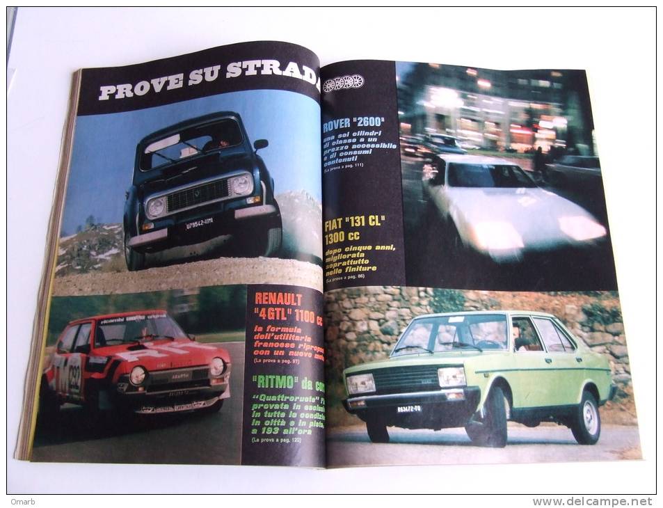 Lib156 Quattroruote Rivista Auto, Gennaio 1979, Fiat, Renault, Rover, Volkswagen, Alfa Romeo, Audi, Simca, Chrysler - Motori