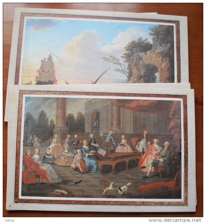 Lot De 15 Reproductions De Tableaux Et Gravures Sur La France Du XVIIIè Siècle - Otros & Sin Clasificación