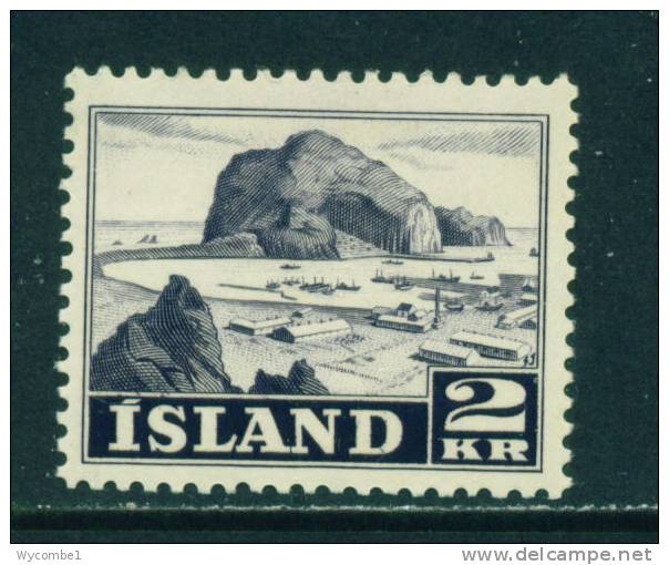 ICELAND - 1950 Pictorial Definitives 2k  Mounted Mint - Neufs