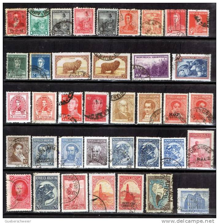 ARG - 7 - ARGENTINE LOT - Collections, Lots & Series