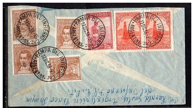 Argentina VIA CONDOR Pampa Del Infierno 1938 !! (za6) - Other & Unclassified