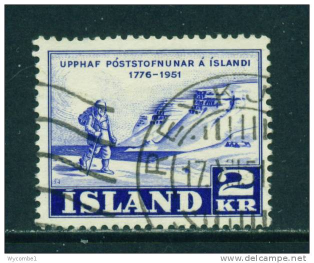 ICELAND - 1951 Postal Service 2k Used As Scan - Used Stamps