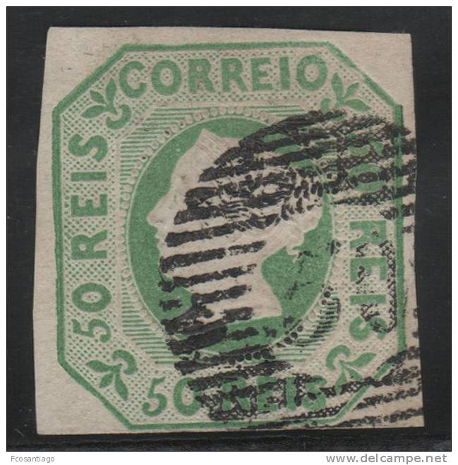 PORTUGAL 1853 - Yvert #3 - VFU (Very Rare!) - Used Stamps