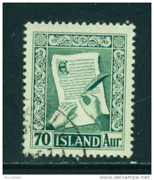 ICELAND - 1953 Saga Of Burnt Njal 70a Used As Scan - Oblitérés