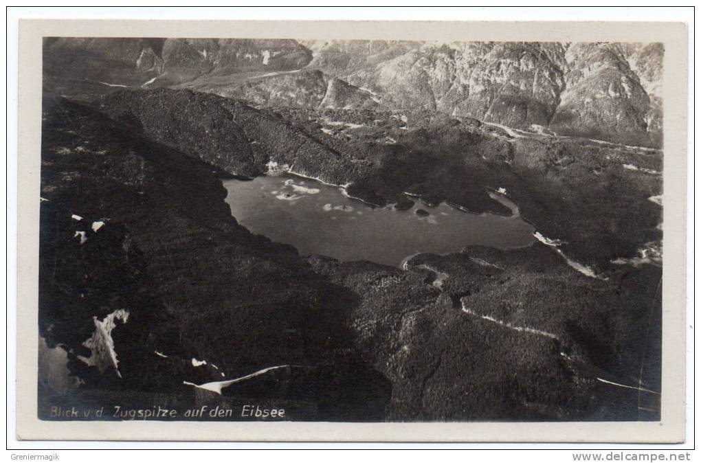 Cpa Photo - Blick V.d. Zugspitze Auf Den Eibsee - Zugspitze