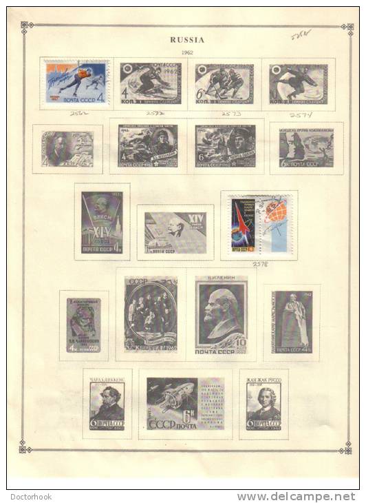 RUSSIA    Collection Of  Mounted Mint And Used As Per Scan. (6 SCANS) - Collections