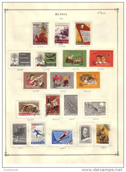 RUSSIA    Collection Of  Mounted Mint And Used As Per Scan. (6 SCANS) - Collections