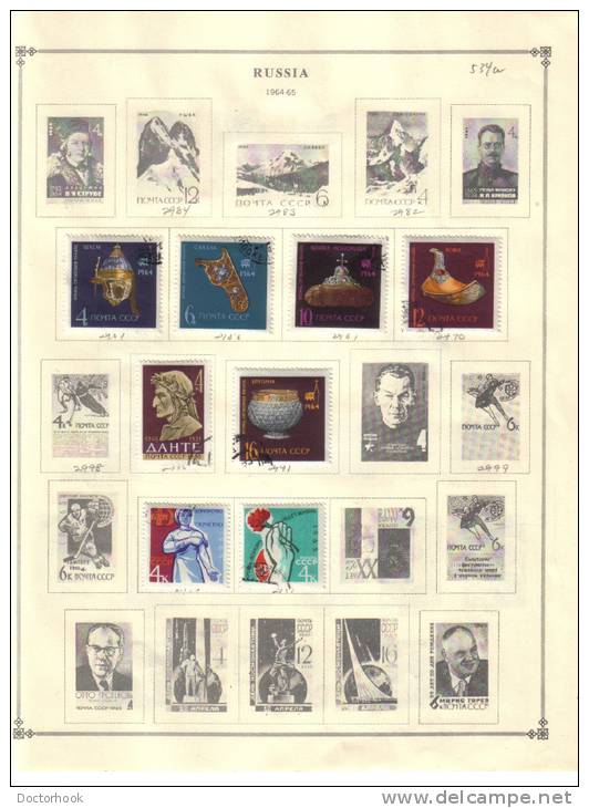 RUSSIA    Collection Of  Mounted Mint And Used As Per Scan. (5 SCANS) - Collections