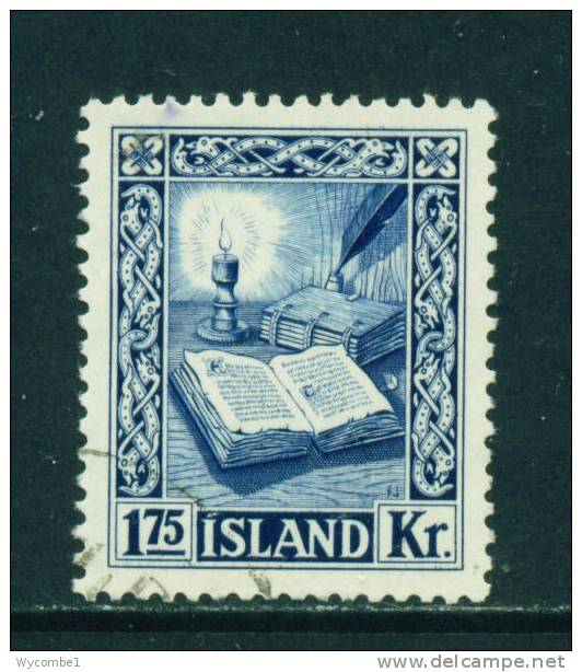 ICELAND - 1953 Saga Of Burnt Njal 1k75 Used As Scan - Usados