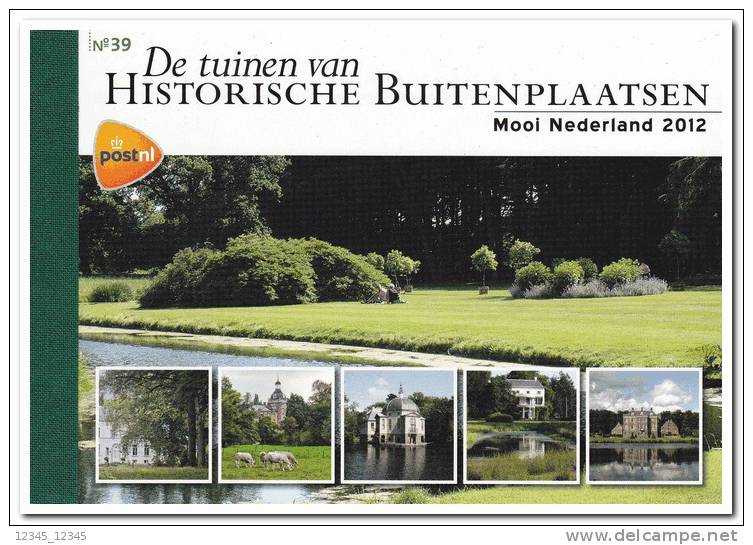 Nederland 2012 Postfris MNH  Prestigebooklet 39 Historic Gardens - Carnets Et Roulettes