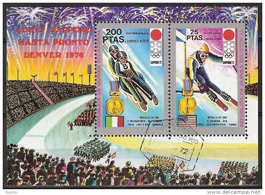 1972 Guinea Ecuatorial - Sapporo '72 Olympic Games - Ski - Winter 1972: Sapporo