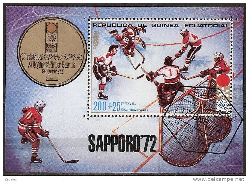 1972 Guinea Ecuatorial - Sapporo '72 Olympic Games - IJshockey, - Winter 1972: Sapporo