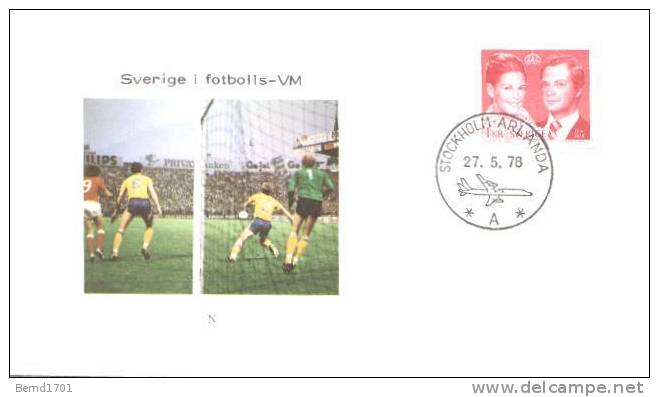 Schweden / Sweden - Spezialbeleg / Special Document (m262) - 1978 – Argentine