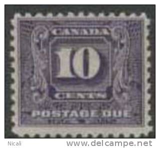 CANADA Postage Due 1930 10c Bright Violet SG D13 HM DL173 - Postage Due