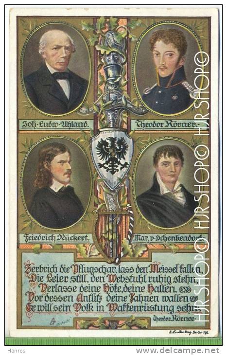 Persönlichkeiten, Um 1910/1920 Verlag: Raphael Tuck&Sons POSTKARTE,  Mit Frankatur, Mit Stempel,  Nürnberg 22.2.13 - Historical Famous People