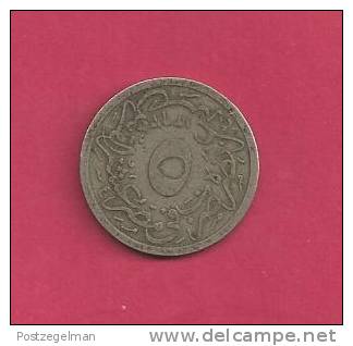 EGYPT , Circulated Coin, VF, 5/10 Qirsh, Bronze  Km291 C 90.055 - Egypt