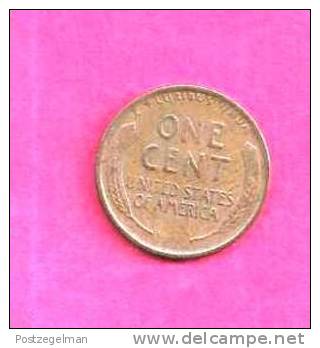 U.S.A. 1918, Circulated Coin, FINE, 1 Cent Lincoln C90.072 - 1909-1958: Lincoln, Wheat Ears Reverse