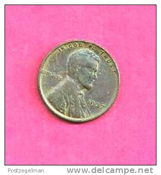 U.S.A. 1937  Circulated Coin, VF, 1 Cent Lincoln C90.078 - 1909-1958: Lincoln, Wheat Ears Reverse