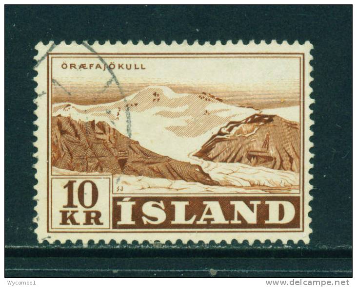 ICELAND - 1957 Views 10k Used (stock Scan) - Used Stamps
