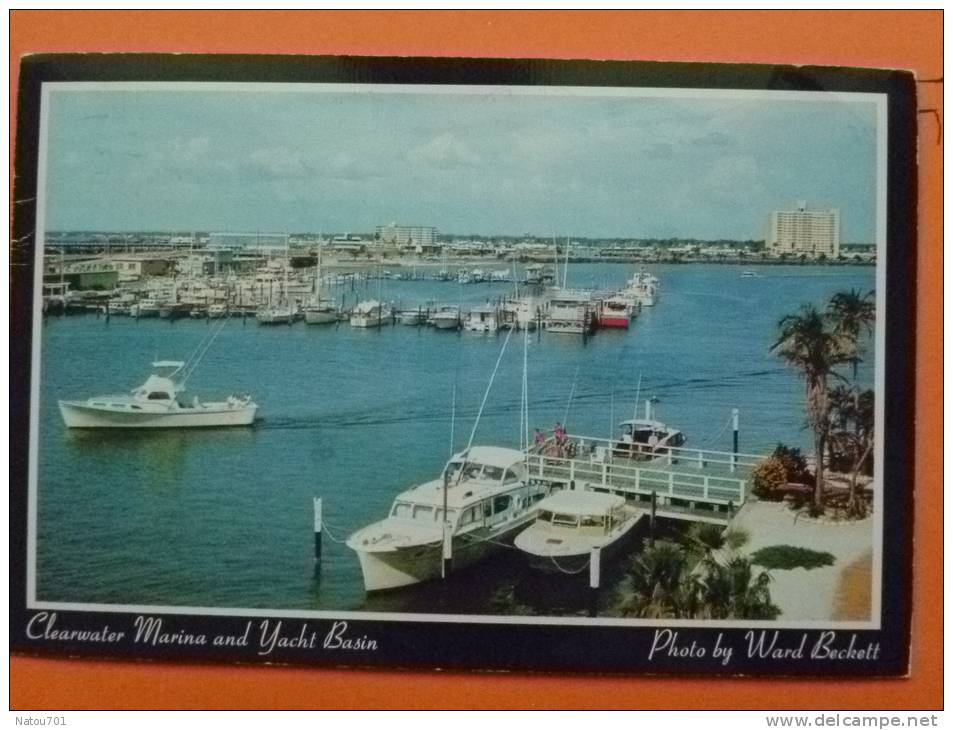 E1-etats -unis-florida-the Marina And Yacht Bassin Et Clearwater Beach-- - Clearwater