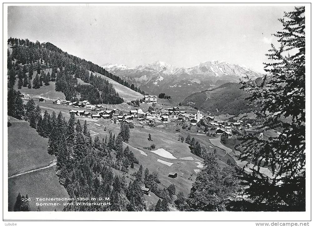 Tschiertschen - Sommer- Und Winterkurort           Ca. 1950 - Tschiertschen