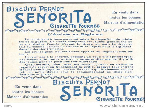 BISCUIT PERNOT - L'ARRIVO AL REGGIMENTO - Pernot