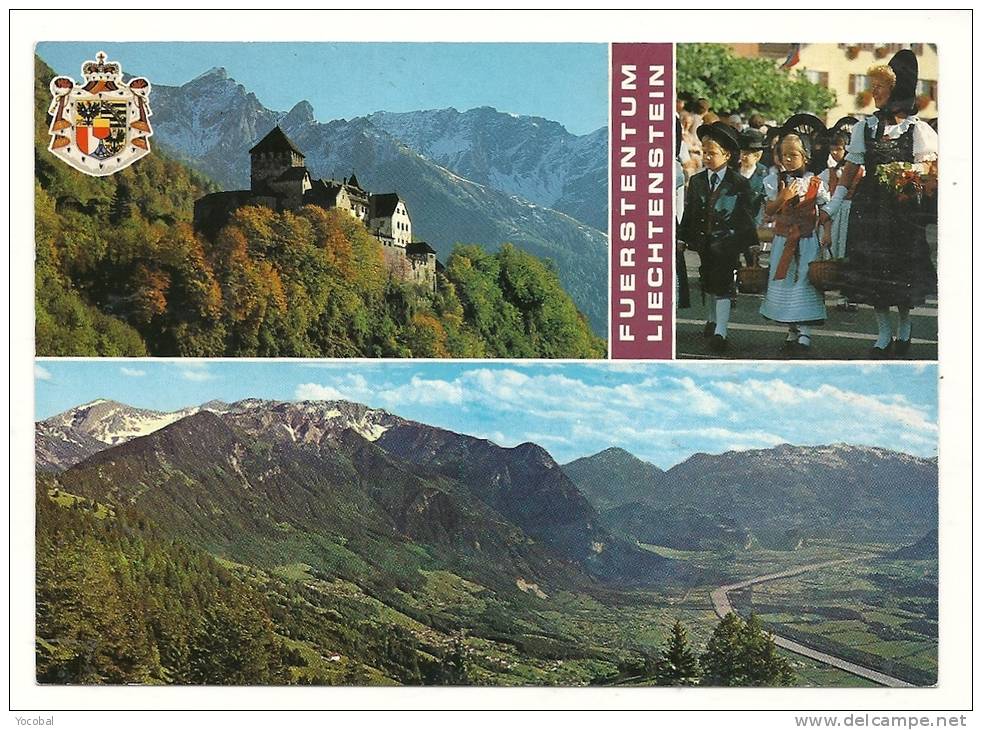 Cp, Liechtenstein, Multi-Vues - Liechtenstein