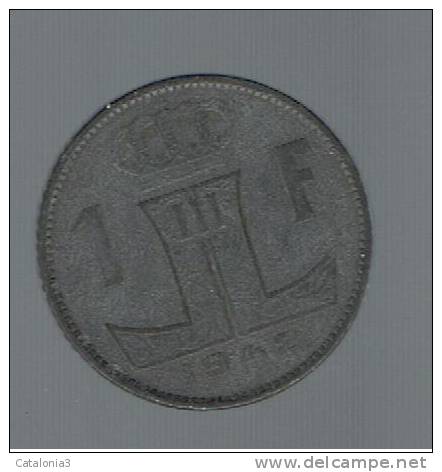 BELGIUM - BELGICA -   1   Franc   1942   KM127 - 1 Franc