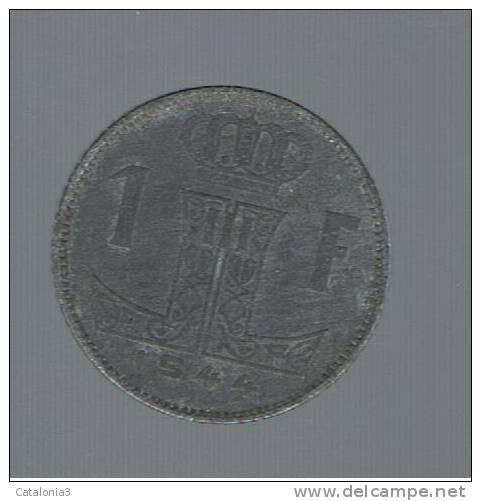 BELGIUM - BELGICA -   1   Franc   1944   KM128 - 1 Frank