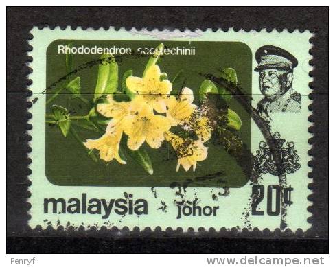 MALAYSIA JOHOR - 1984 YT 166 USED SENZA FILIGRANA - Johore
