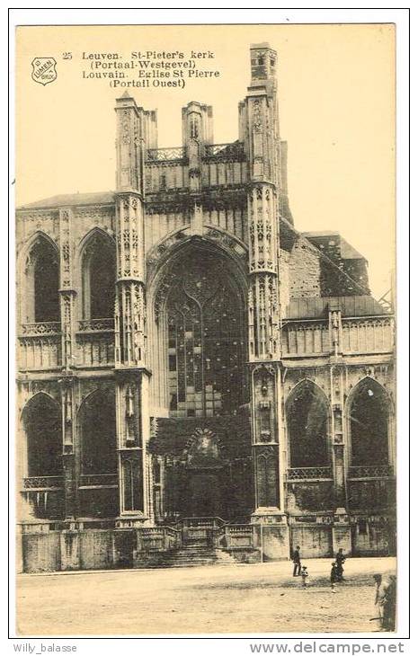 Postkaart / Carte Postale "Schaerbeek - Rue Rubens 24 - M Moorthamers - Livres - Recto Leuven St Pieter´s Kerk" - Schaerbeek - Schaarbeek