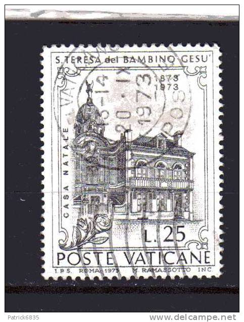 Vaticano ° - 1973 . Santa Teresa Del Bambino Gesù. £ 25. Unif. 537.  Usato - Oblitérés