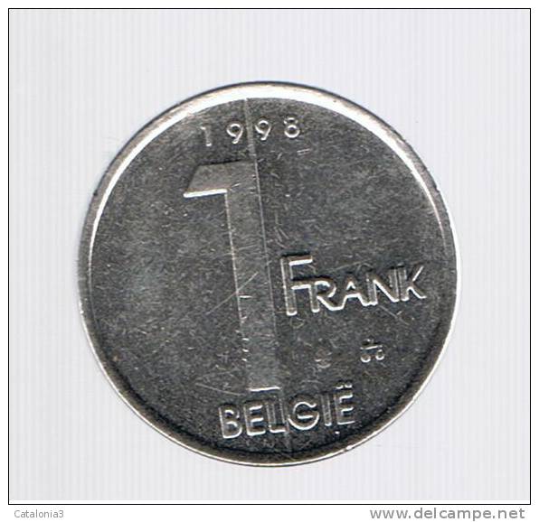 BELGIUM - BELGICA -  1   Franc   1998 - 1 Franc