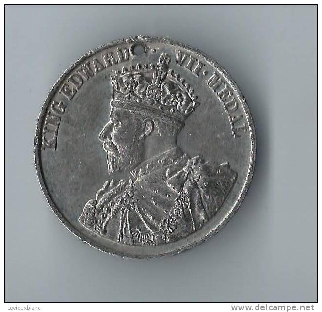 Grande Bretagne/King Edward VII Medal / London County Council/Punctual Attendance/1909-10      D197 - Groot-Brittannië