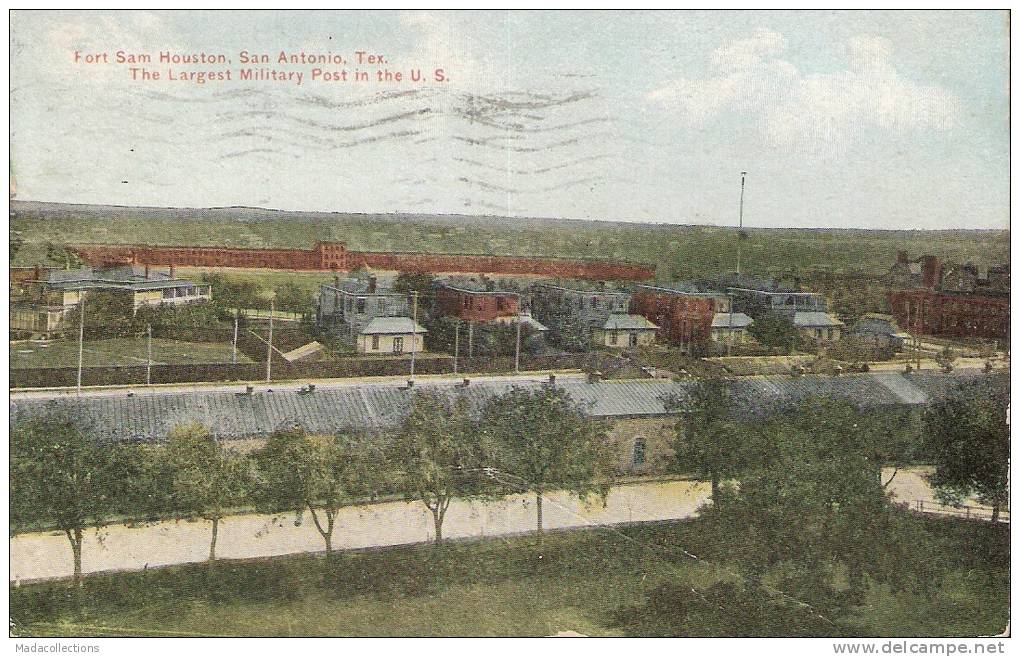 Fort Sam Houston San Antonio Tex  - The Largest Military Post In The US - San Antonio