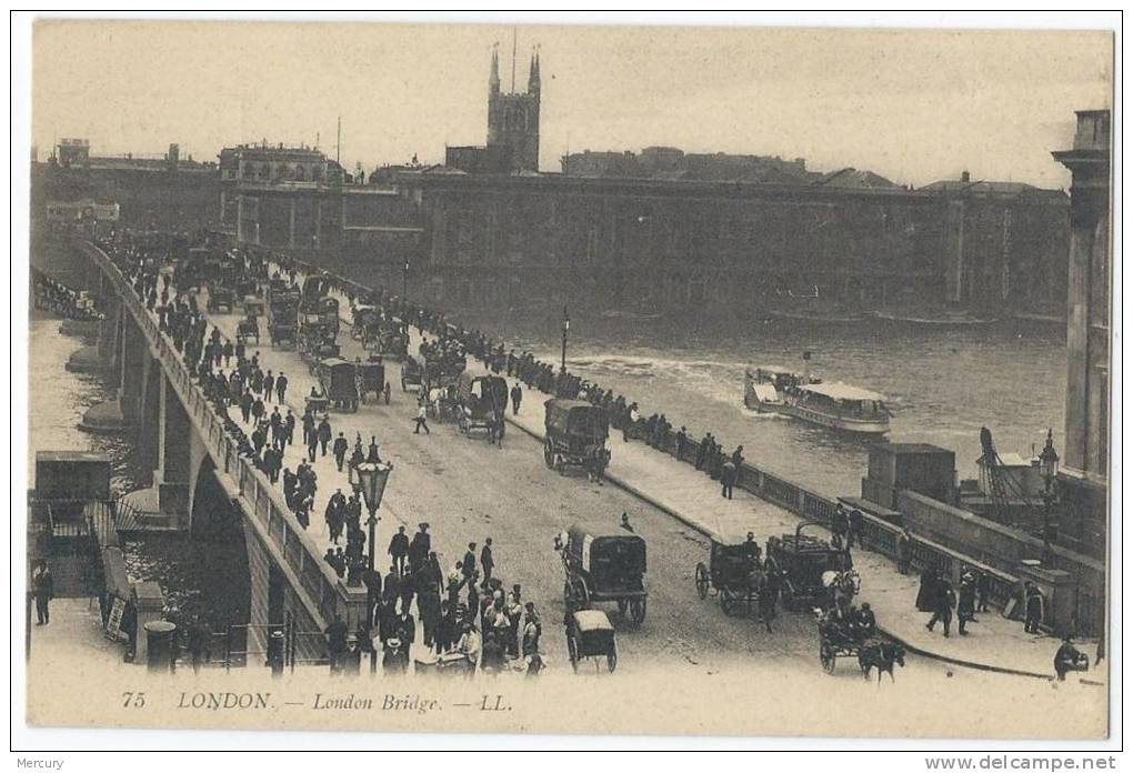 LONDON - London Bridge - River Thames