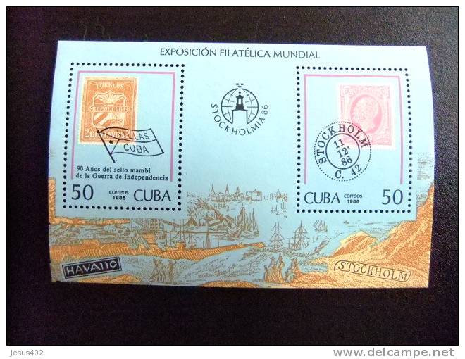 CUBA   LOTE DE HOJITAS  SIN GOMA   Yvert & Tellier  N   95 - 125 -126 - 130 -131 - 133 - 134  (*) - Blocs-feuillets