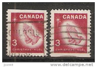 Canada  1966  Christmas  (o) - Single Stamps