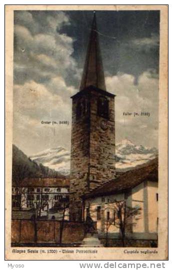 ALAGNA SESIA M 1200 Chiesa Parrocchiale - Vercelli