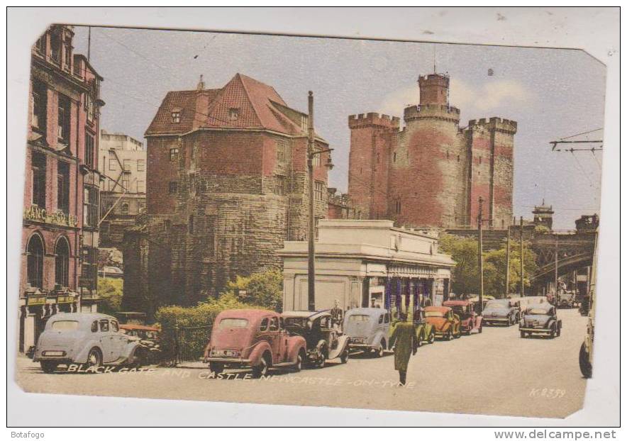 CPA  BLACK GATE AND CASTLE, NEW CASTLE ON TYNE - Newcastle-upon-Tyne