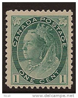 CANADA 1898 1c Blue-green QV SG 151 HM RD17 - Neufs