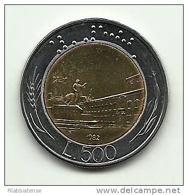 1982 - Italia 500 Lire, - 500 Lire