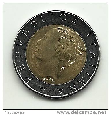 1984 - Italia 500 Lire, - 500 Liras