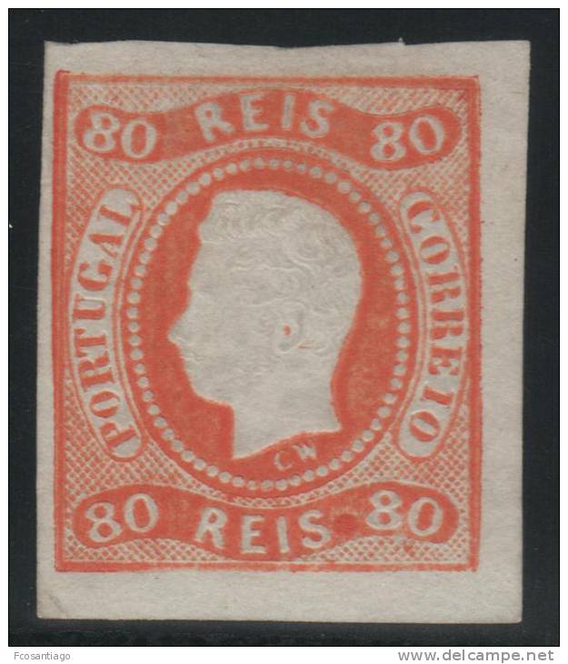 PORTUGAL 1866/67 - Yvert #23 - MLH * - Unused Stamps