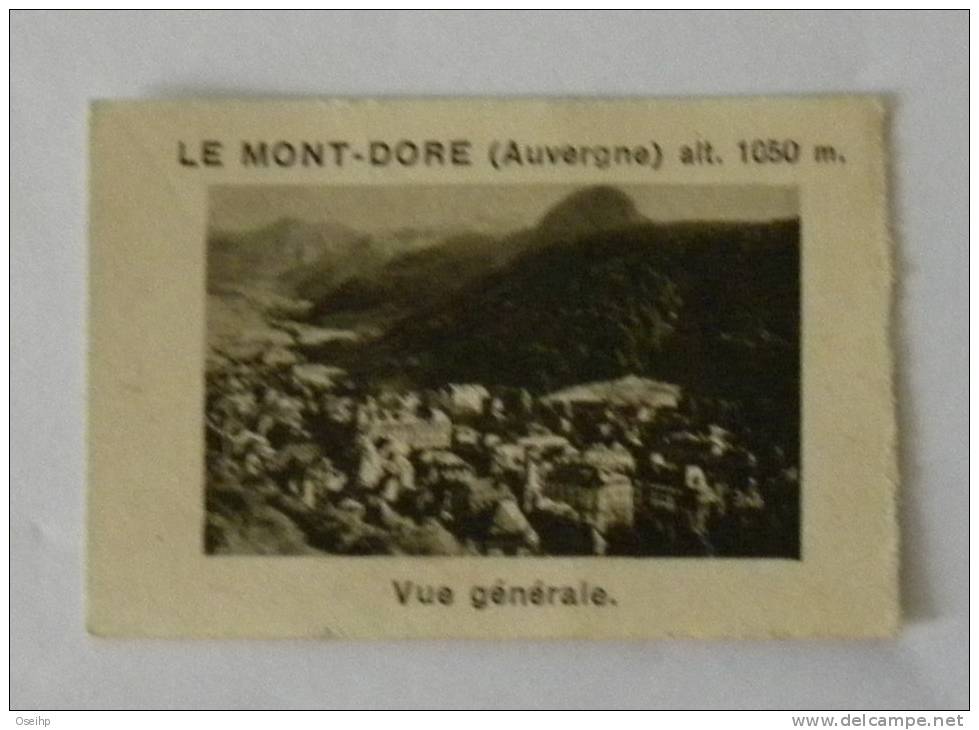 Chromo Image Pates MIILIAT Le MONT DORE Vue Générale - Menier